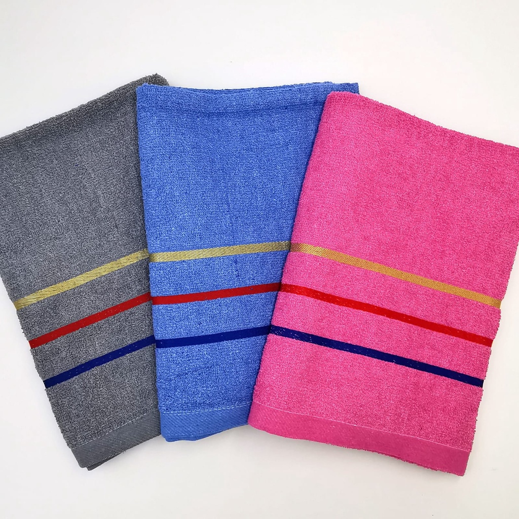 KUP - COD MURAH PAKET HANDUK KATUN DEWASA 3 PCS HALUS LEMBUT