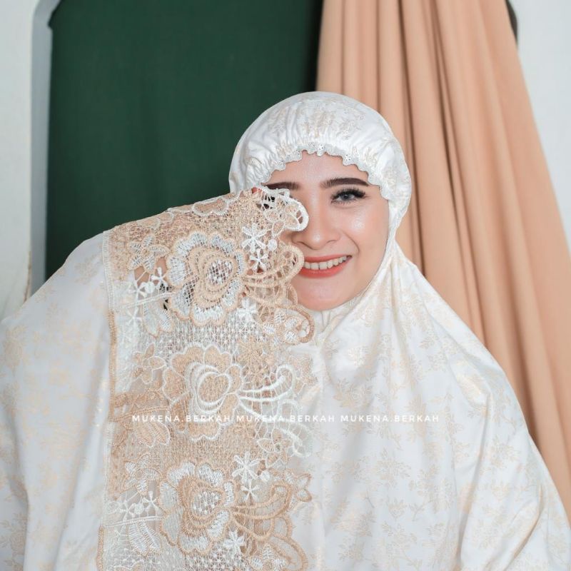 Mukena Dewasa Katun Prada Mix Twotone Jumbo