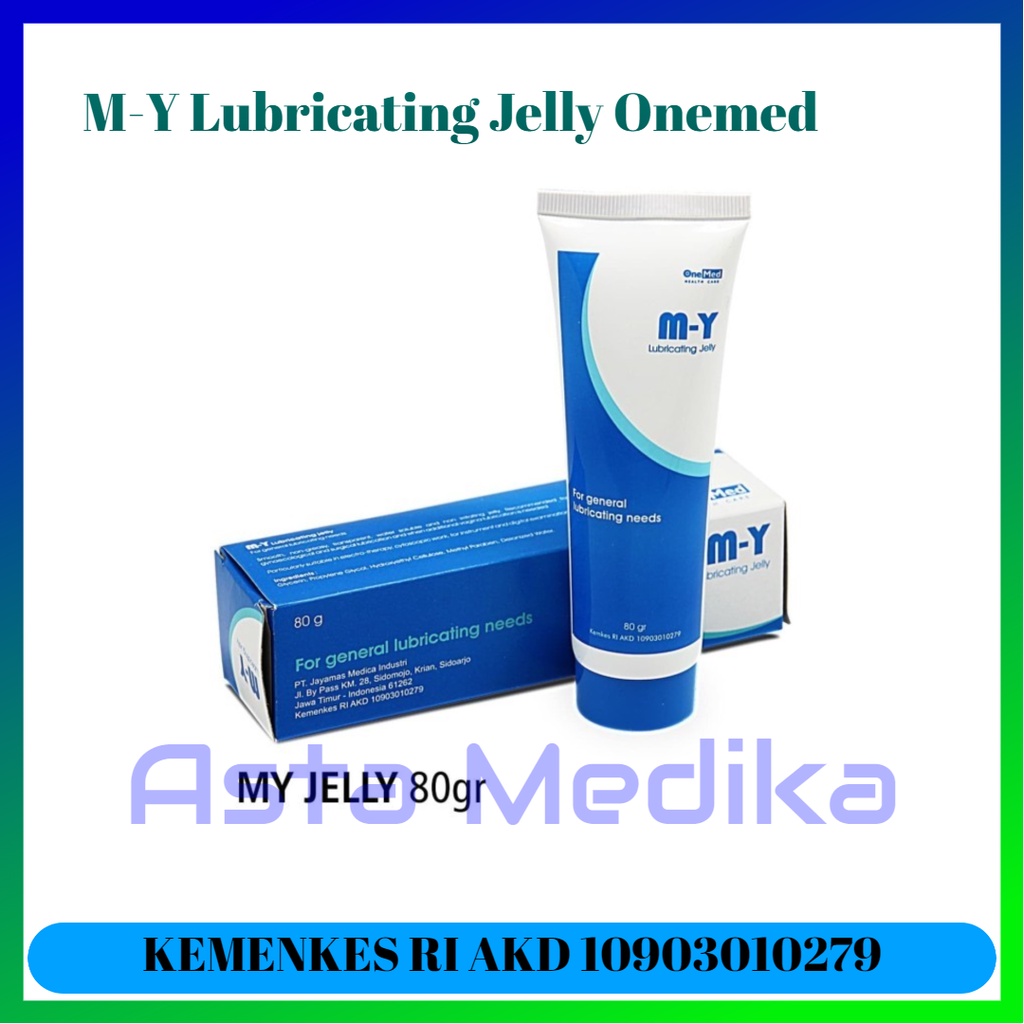 MY Lubricating Jelly Onemed 80g M-Y Gel Lubricant Onemed Jelly Lubrikasi OneMed General Lubricating Needed