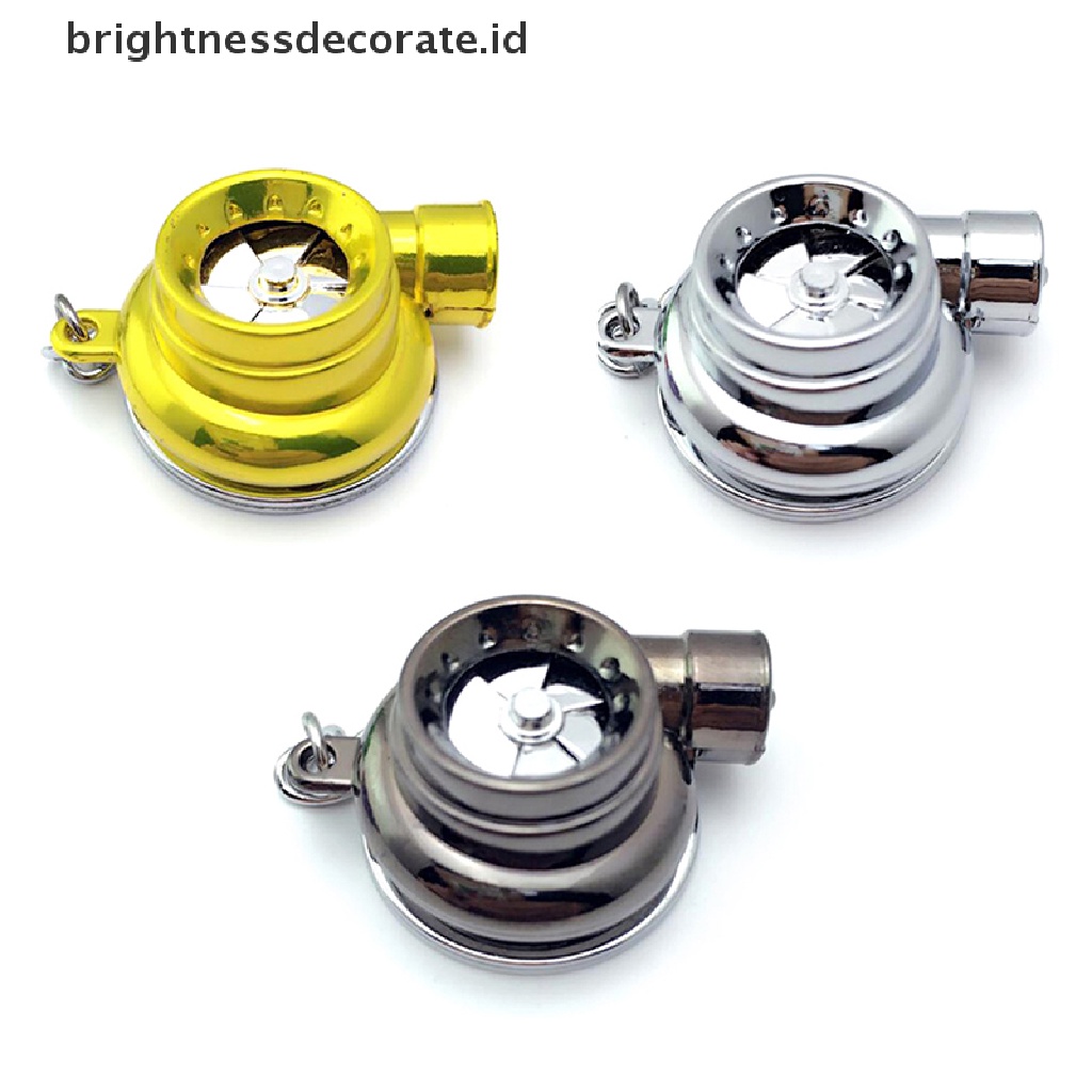 [Birth] 1pc Mini Turbo Turbocharger Spinning Turbine Mobil Interisor Accessorie Keyring [ID]