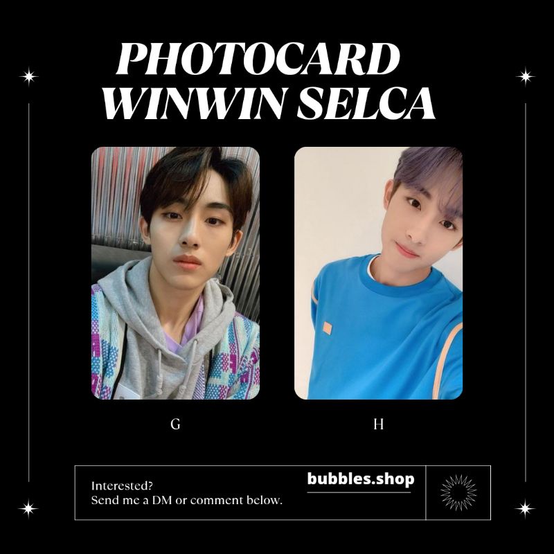 PHOTOCARD UNOFFICIAL WINWIN WAYV SELCA