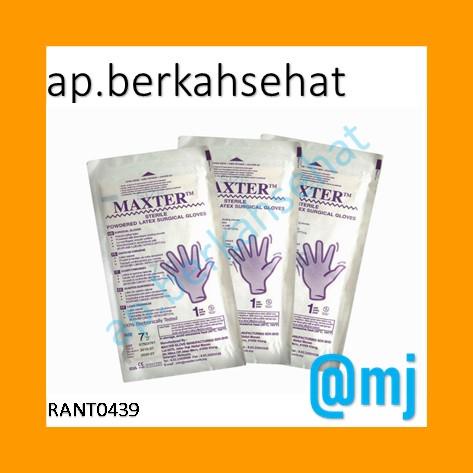 MAXTER SARUNG TANGAN STERIL 8.0 PER SACHET