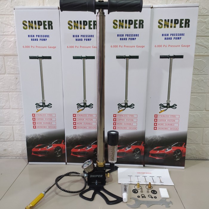 Pompa Pcp Import, Pompa Pcp 6000Psi Pressure Gauge, Kompa Pcp, Pcp