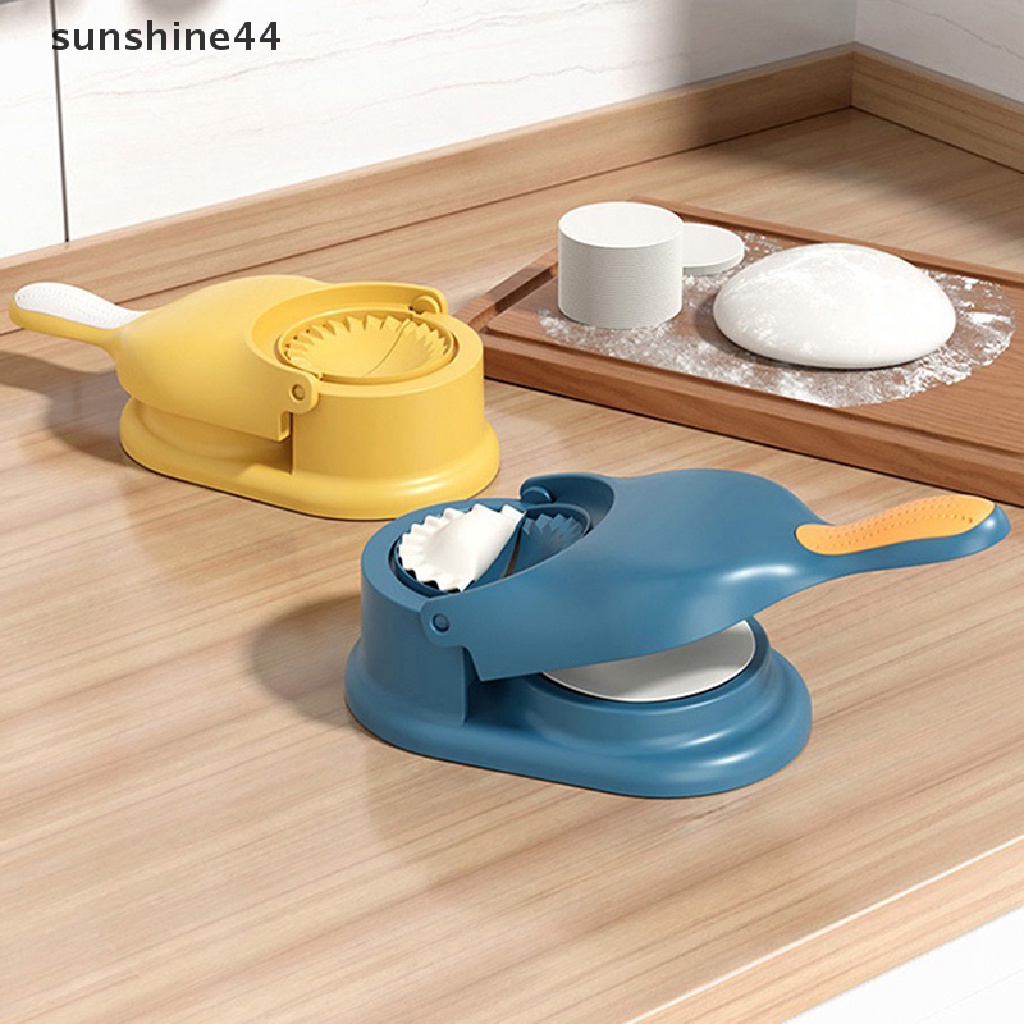 Sunshine 2in1 DIY Dumpling Maker Alat Cetakan Penekan Kulit Pangsit Dough Presser.