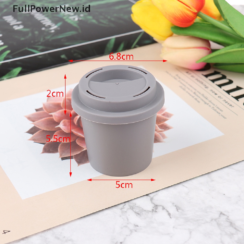 Power Gelas Kopi Spons Stand Tempat Penyimpanan Makeup Puff Holder Kosong Kosmetik Dry Box ID