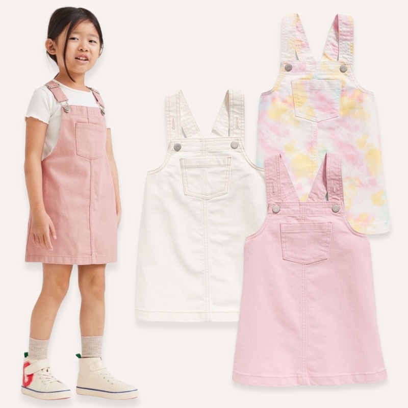Overall Dress Jeans Anak Perempuan Old Navy