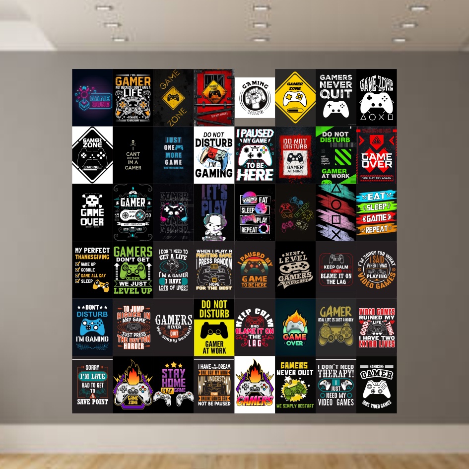 Poster Game | Poster Aesthetic | Poster Dinding Aesthetic | Poster Vintage Retro