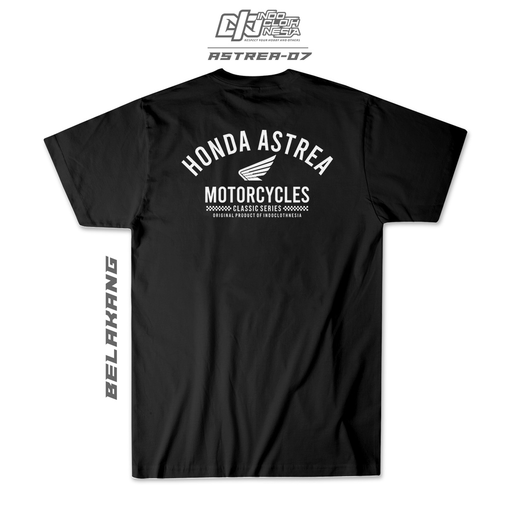Kaos Honda Astrea Grand Star Prima Motorcycles Indoclothnesia  Bahan Combed Unisex