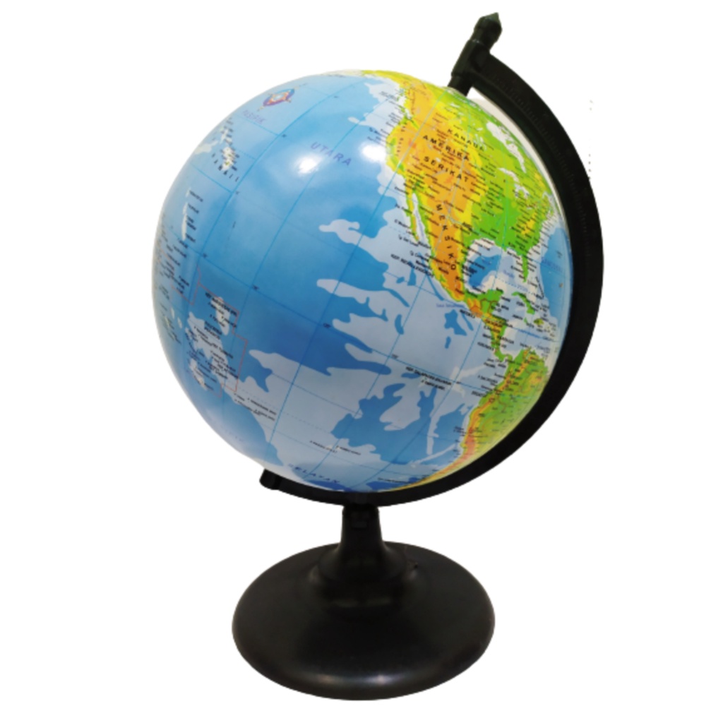 

[Pre-loved] Globe Bola Dunia 30 cm | Bahan Plastik | Alat Peraga Pendidikan
