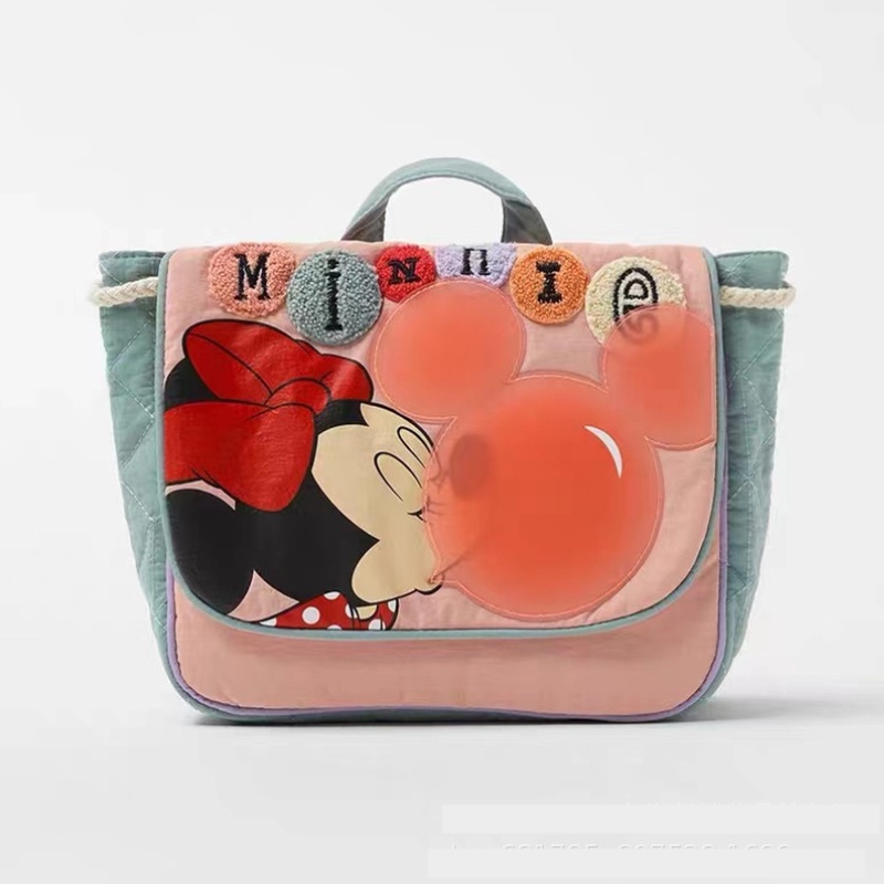 Tas Ransel Anak Perempuan 0331630 Backpack Z Kids Minnie Import Bubble Gum