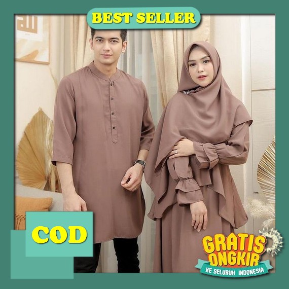 Ethica Couple 158 Olivine Kagumi 266 Kahfi 240 Baju Muslim Couple Lebaran Gamis Koko Couple Terbaru 