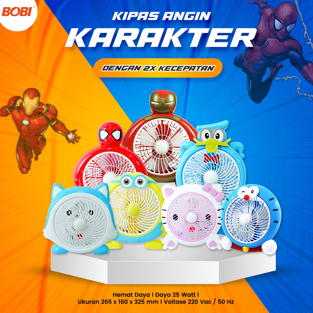 Kipas Angin Karakter / Kipas Termurah 10 inch