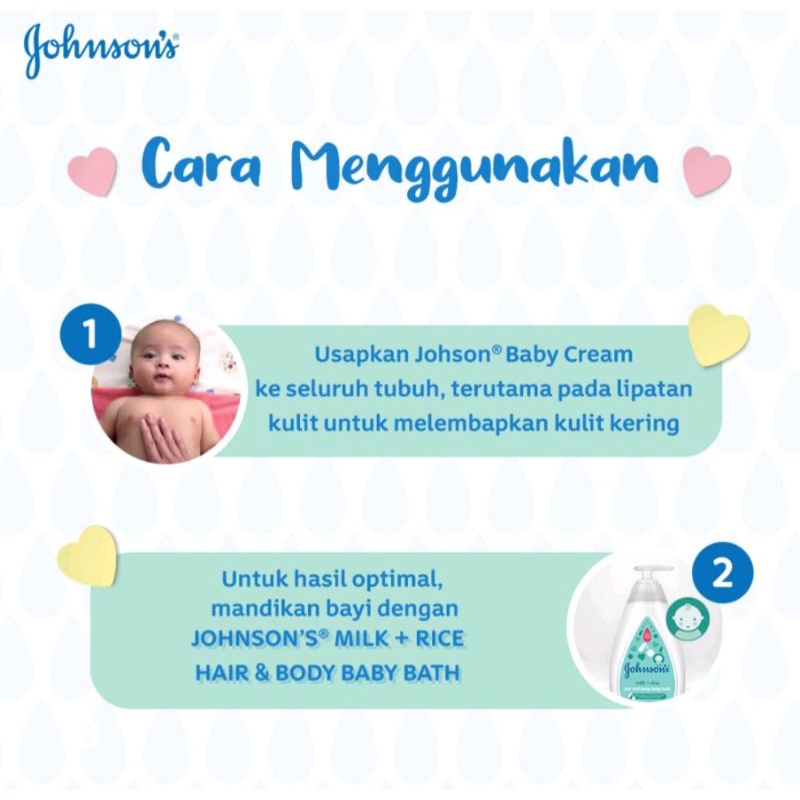 JOHNSON'S BABY CREAM 50/100 GR