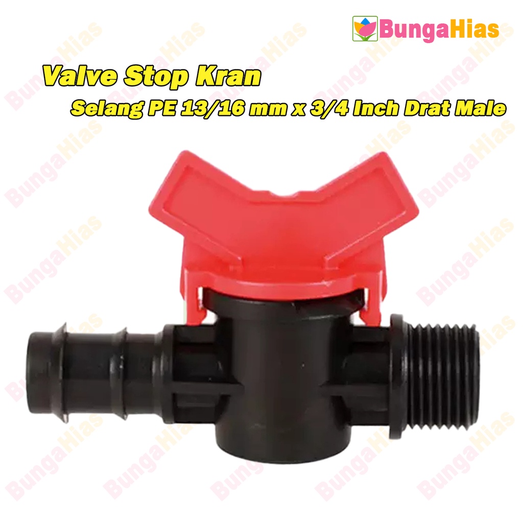 Jual Stop Kran Selang Pe Mm X Drat Male Mini Valve Ball