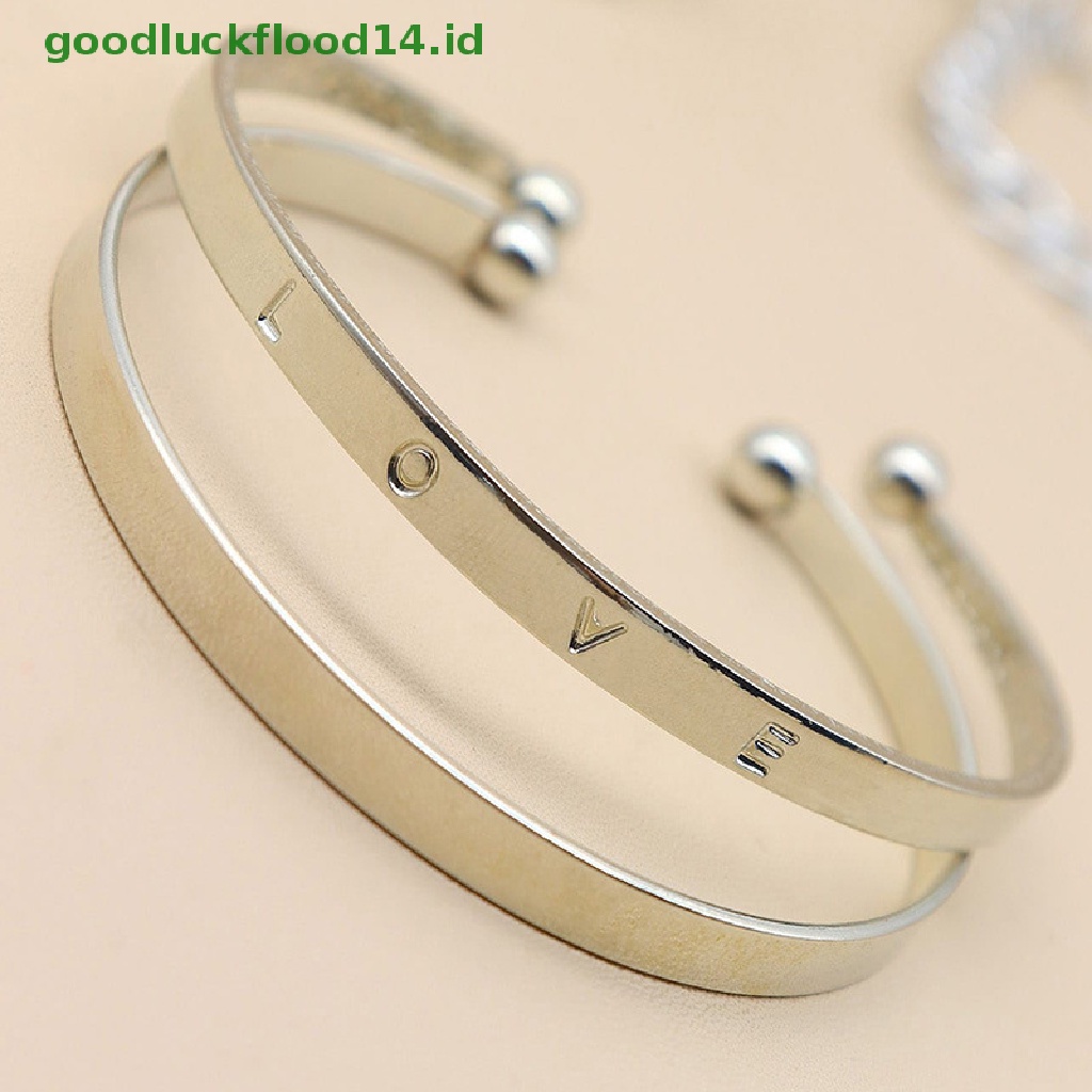 [GOOGFOUR] 4pcs/set Wanita Fashion Punk Hip Hop Rantai Bangles Gelang Perhiasan Aksesoris [TOP]