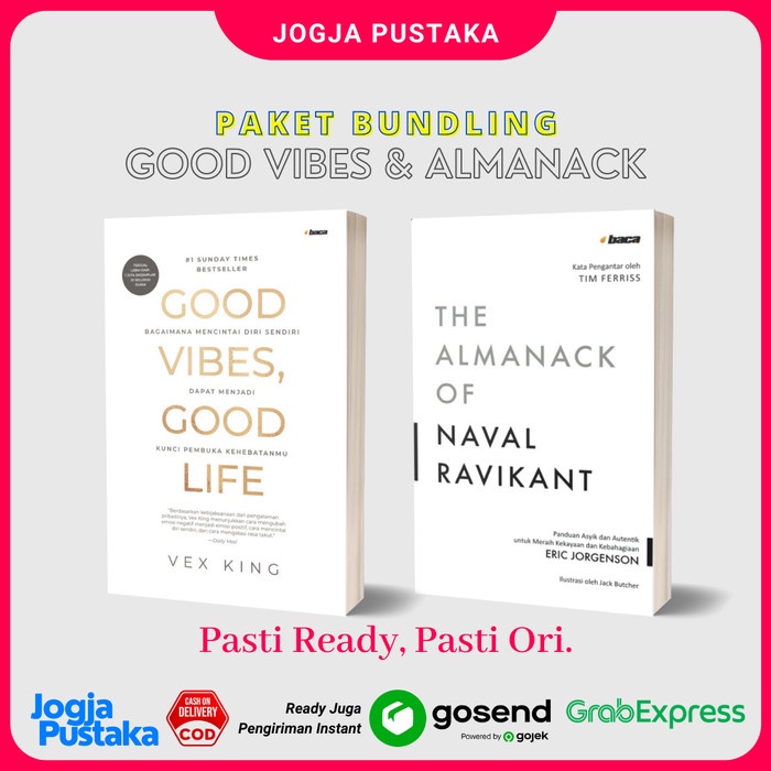 

Buku Good Vibes, Good Life dan The Almanack of Naval Ravikant