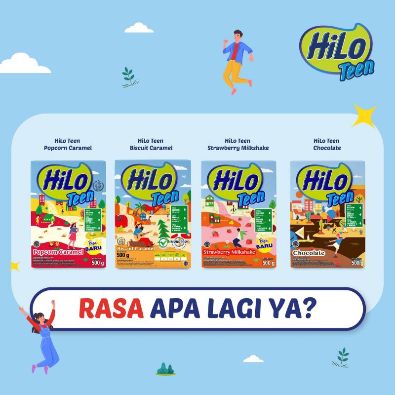 Hilo Teen 500gr / Hilo Teen Original 400gr / Hilo Milk Choco Bites