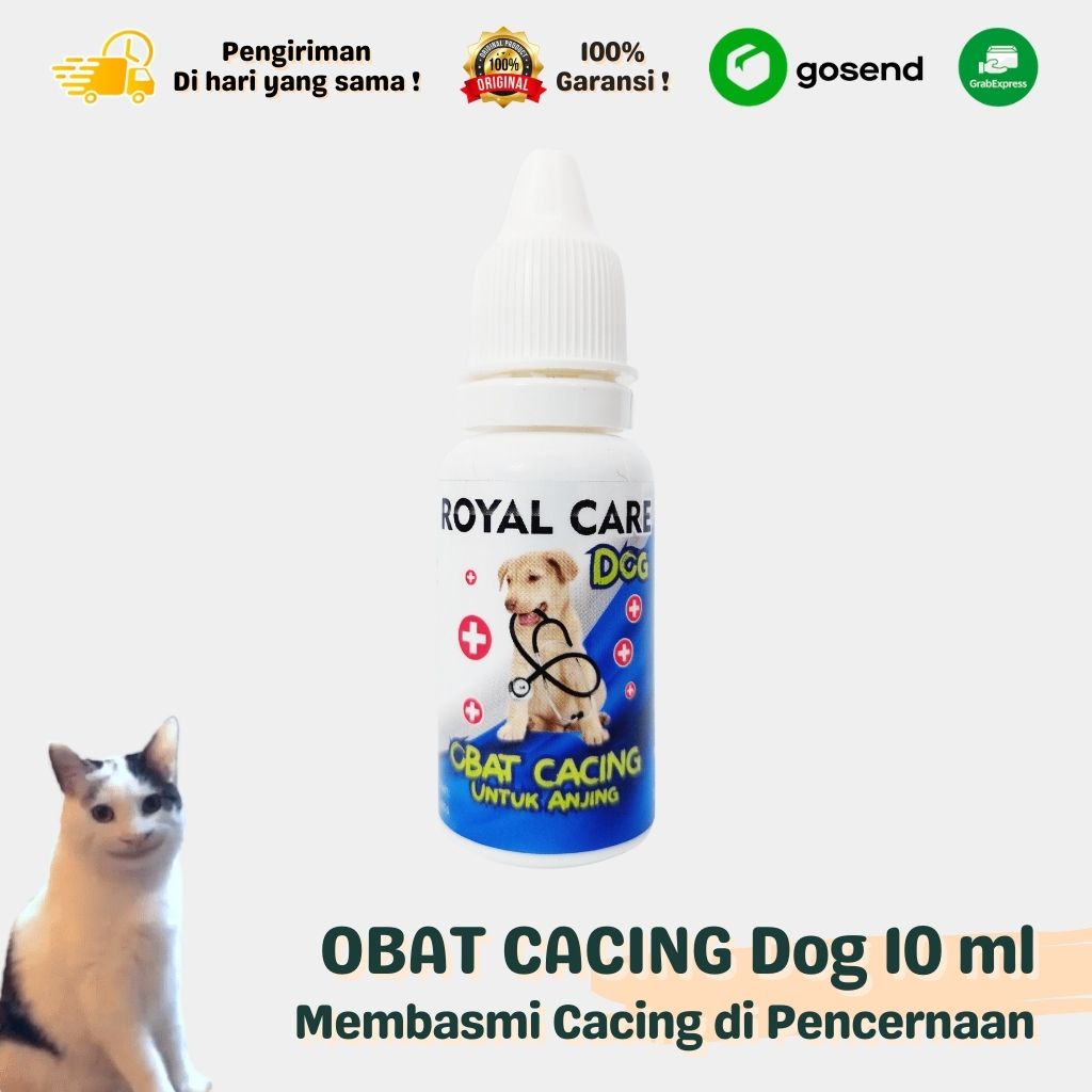 Obat Cacing Anjing Ampuh Basmi Cacing Royal Care Dog 10 ML