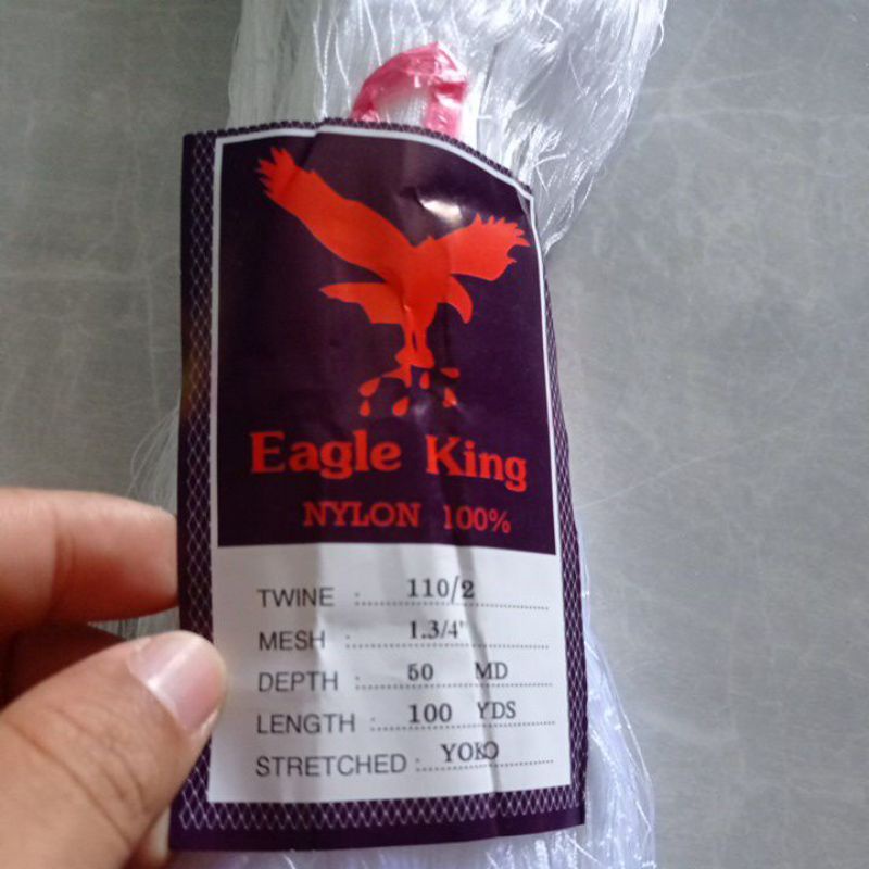 Jaring ikan jaring burung nylon d2 1¾&quot; 50md/100yds yoko jaring import thailand  jaring ikan nilon