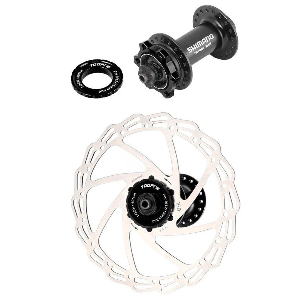 Agustinina Sepeda Centerlock Adapter Bike Accessoires Bike Rem Cakram Rotor Sepeda Gunung Hub 6balut Rotor Auminum Alloy Sepeda Center Lock Konversi