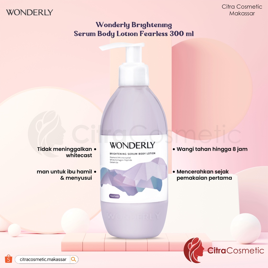 Wonderly Brightening Serum Body Lotion Series