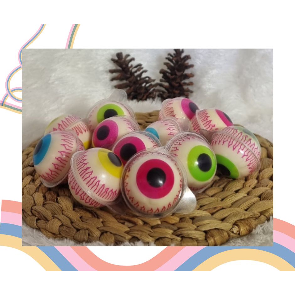 

Trolli gummy permen karet isi selai lumer bentuk mata