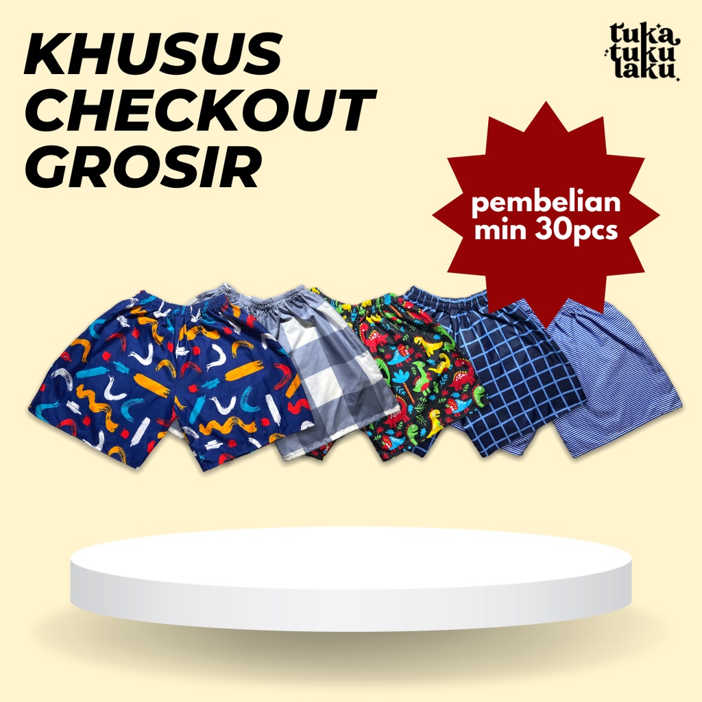 KHUSUS CHECKOUT CELANA GROSIR MINIMAL 30pcs