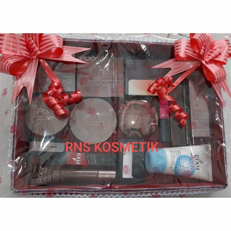 Pixy Make It Glow Paket Seserahan/Paket Hantaran Nikah/Kado Ulang Tahun/Paket Make Up Kosmetik
