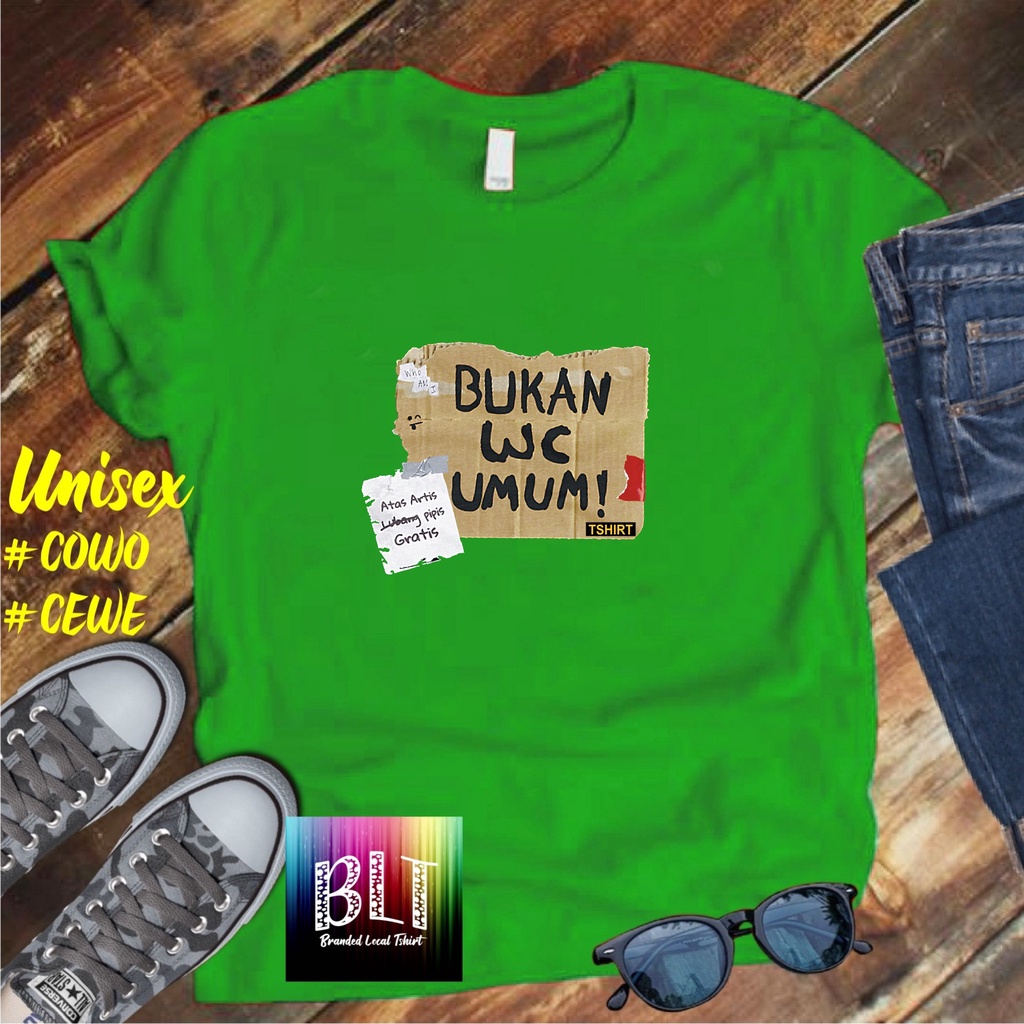 Cod Diskon Promo Gratis Ongkir/Kaos dtf BUKAN WC UMUM/Kaos Terlaris Kualitas Terjamin Kaos Pria Distro /Kaos Murah Kaos katun/Pakaian Pria  Pakaian Wanita Kaos Viral/Best Seller