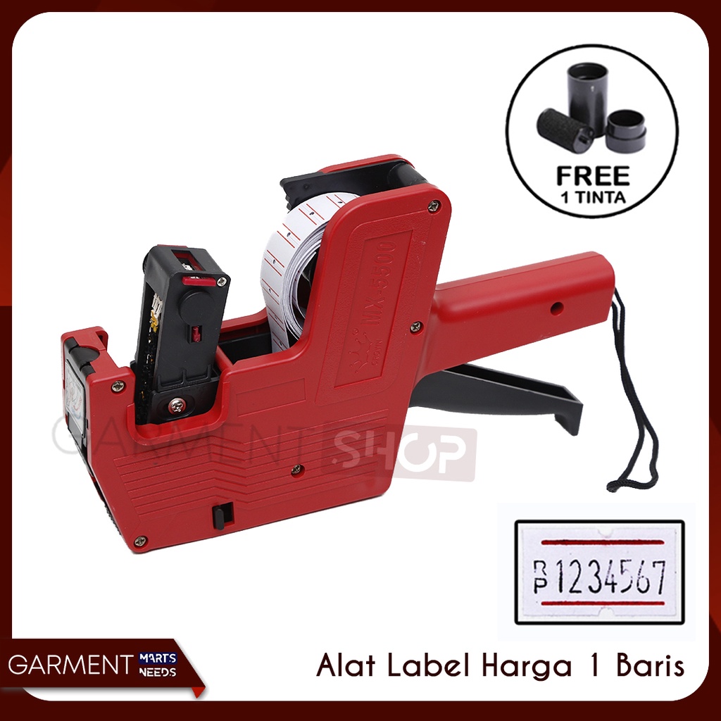 

ALH - Alat Label Harga Stiker Price Labeller Penempel Harga Barang Plastik Snack 1 2 Baris