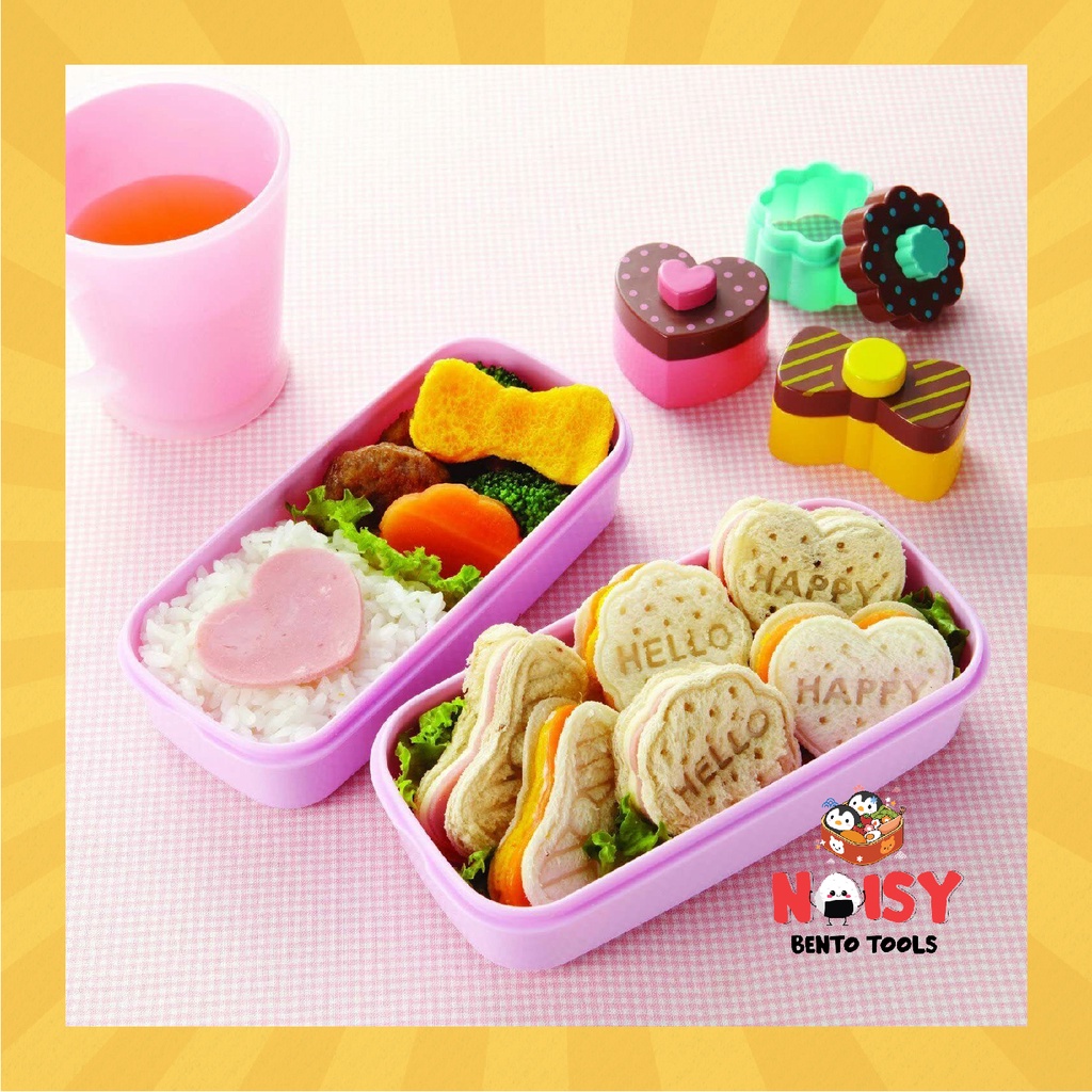 CETAKAN BENTO ROTI NASI SOSIS CUTTER TORUNE JAPAN