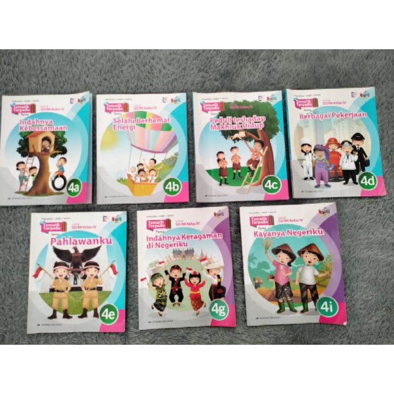Buku tematik terpadu  kelas 4 Erlangga