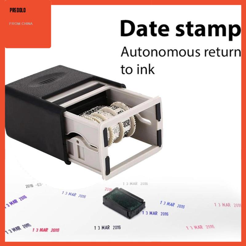 [Predolo] Stempel Tanggal Self Inking Dengan Adjustable Date Album Card Making Print Stamp