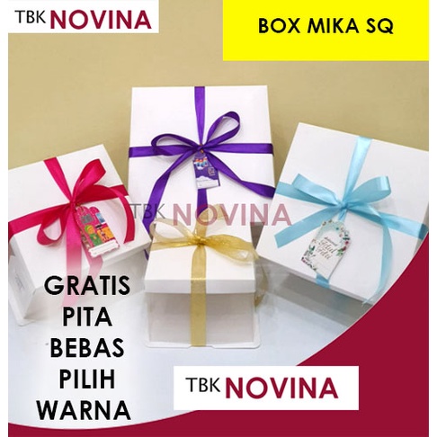 KOTAK KUE MIKA BENING / BOX CAKE MIKA