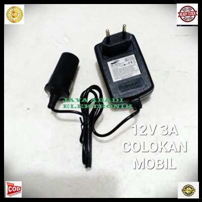 G668 ORIGINAL ADAPTOR COLOKAN MOBIL CAR 12V 3A SOCKET ELEKTRONIK LIGHTER LISTRIK AC DC CONVERTER KONEKTOR UNIVERSAL  G668  Punya Perangkat Elektronik Mobil ingin digunakan dirumah, sulit cari socket powernya karena berbentuk USB lighter. Dengan adaptor