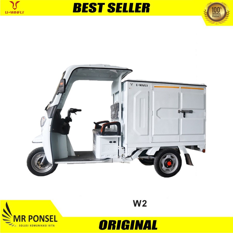Motor Listrik Roda Tiga Uwinfly W2 Kendaraan Niaga