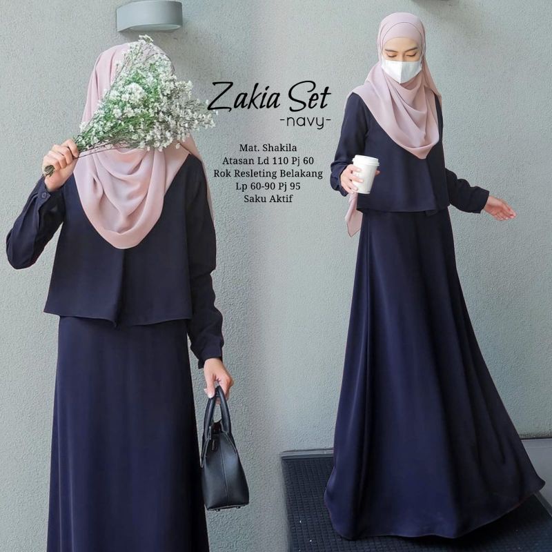 ZAKIA SETELAN BAJU WANITA TERBARU