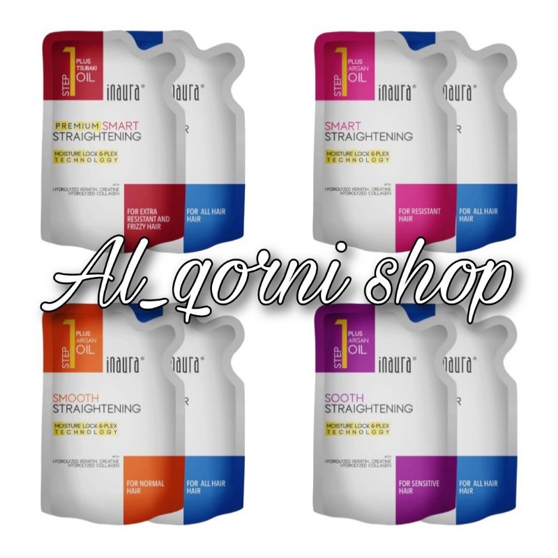 Inaura Magia Straight Smoothing Keratin System 130ml (Step1 & Step2) Inaura Magic Straight Smoothing