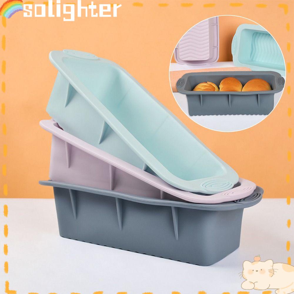 Solighter Cake Silicone Pan Bakeware Alat Panggang Wavy Bottom Pastry Dish Mousse Pizza Pie