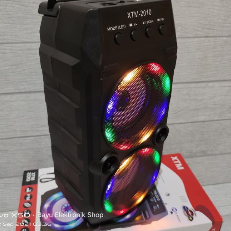 COD✓Speaker Bluetooth Karaoke Fleco F 6582//XTM-2010, XTM-2009 Free Mic/Salon Aktif/Speaker Fleco X 