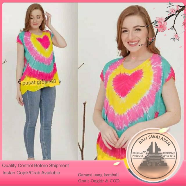 Kaos Wanita Kekinian Pelangi | Baju Bali