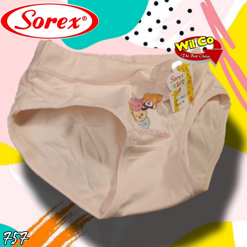 K757 - CELANA DALAM ANAK WANITA SOREX USIA 3 - 11 TH SIZE M-XL