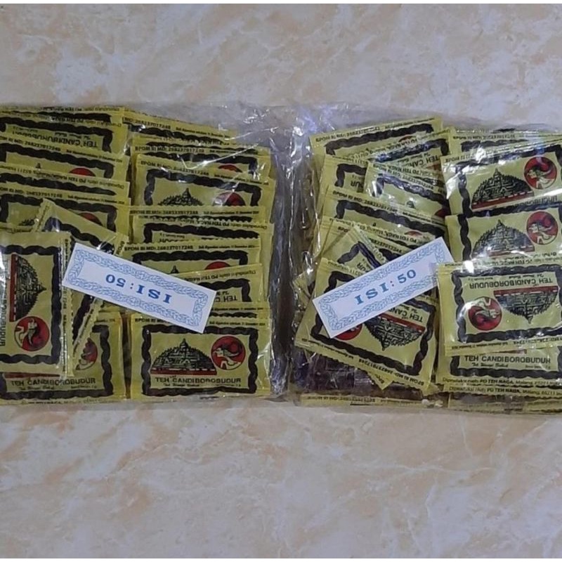 

Teh candi cap wayang borobudur 1 pack isi 50