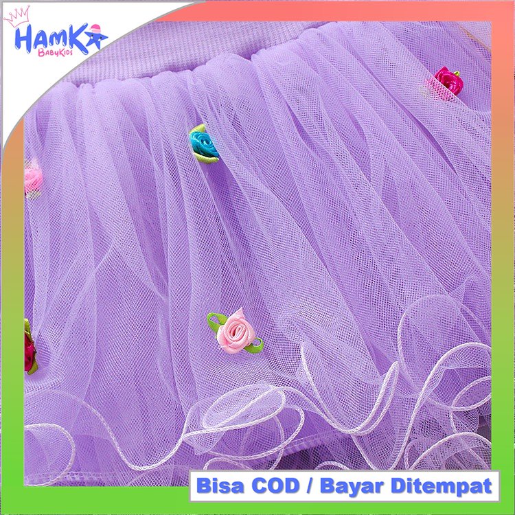 Rok Tutu Bayi Anak Perempuan Import Little Flower Mutiara Premium