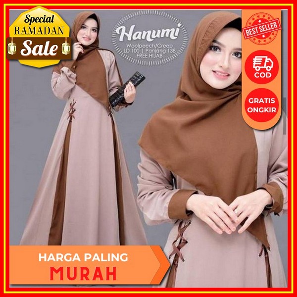 Dress Premium Kondangan / Lebaran Peach Payet Jumbo Mewah Elegan Kekinian Terbaru 4Xl 5Xl 3Xl 2Xl Ld