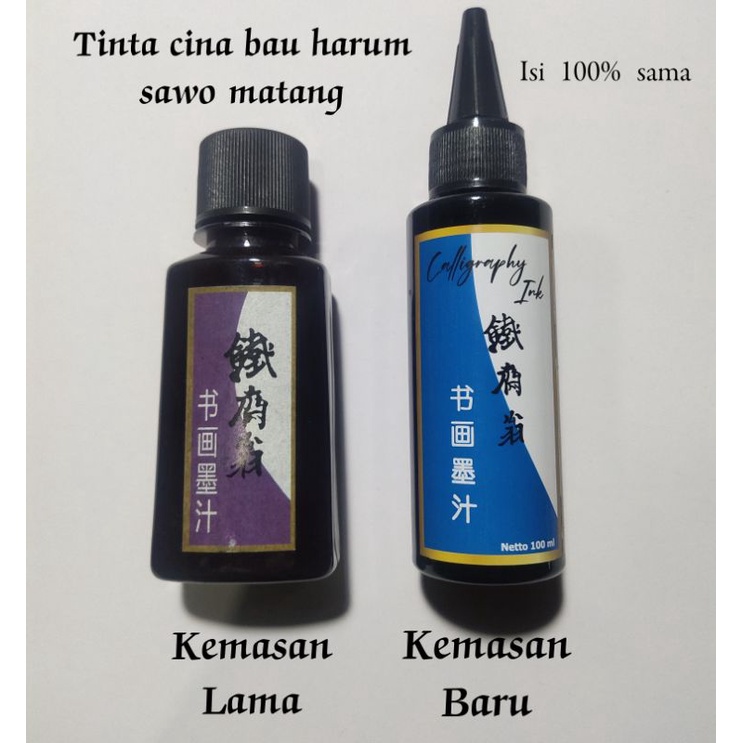 

Tinta cina hitam terbaik bau harum sawo matang -+ 100ml