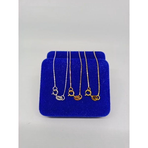 kalung rantai kasandra bulat/perak asli silver 925 lapis emas/perhiasan fashion wanita terbaru