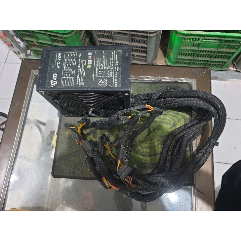 PSU 750W PURE KOREA 2x8PIN VGA POWER SUPPLY