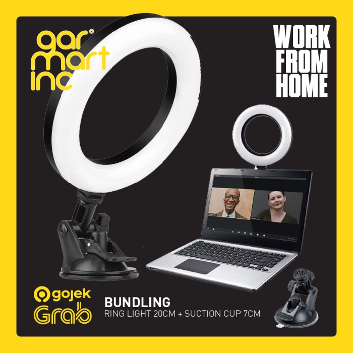 Jual Ring Light Video Conference Meeting Light Lighting Wfh Lampu Kerja Online 16Cm Shopee