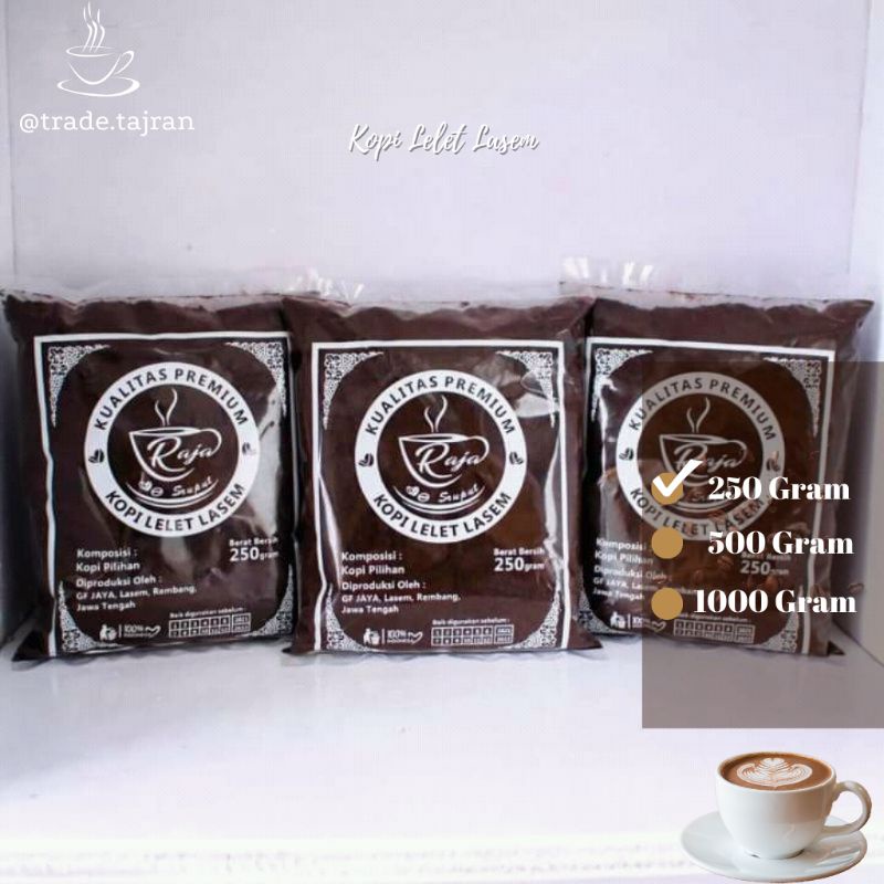 Jual Kopi Hitam Kopi Lelet Lasem Rembang Raja Sruput Kualitas Premium